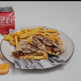 Meńu Taco frances Doble carne pollo