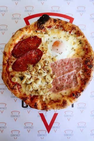 Pizza Quatro Stagioni + Coca-Cola