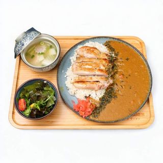 32. Combo teriyaki chicken curry