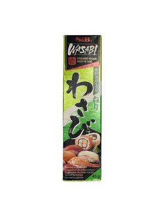 S&B, Wasabi Paste Tube, 43g