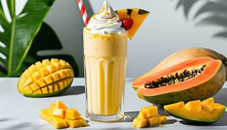 Milkshake brave samurai cu mango si papaya