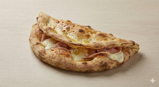 Focaccia prosciutto cotto e mozzarella fior di latte