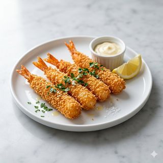 Langostinos Rebozados Fritos