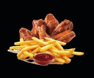 Alitas de pollo (ración)