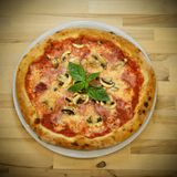 Pizza Roja Cotto E Funghi (33 Cm.)