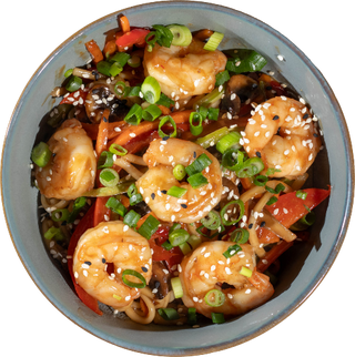 Udon cu creveți tempura