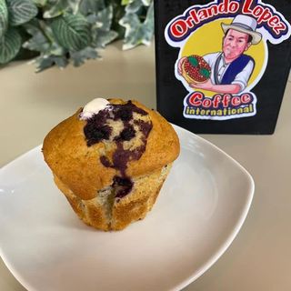 Muffin Queso y Arándanos