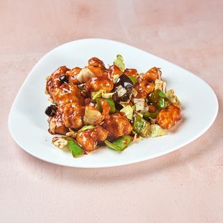 Riba sa pečurkama 600 g