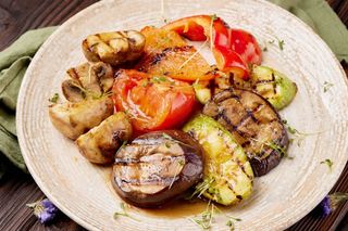 Овощи на углях