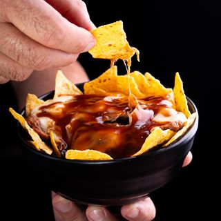 Nachos Con Guacamole (Ración)