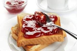 Toast Bread With Jam