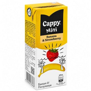 Сік Cappy Mini нектар з банану та полуниці (0.2л)