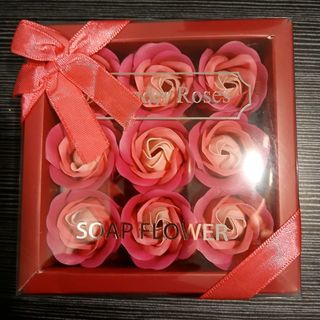 Caixa 9 Rosas de sabão