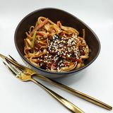 Udon with vegetables