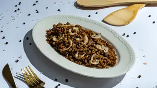 Heljda sa pečurkama
