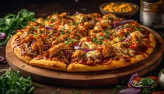 Pizza De Carne Picada (Mediana)