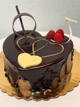 Heart Chocolate Mousse Cake 