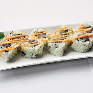 76 Spicy tuna uramaki