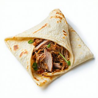 1/4 Pato Tostado Con Crepes