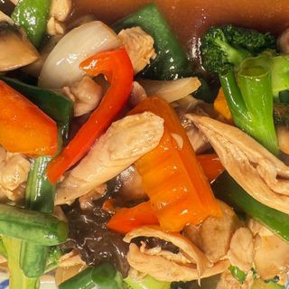 Phad Nammanhoy Con Pollo