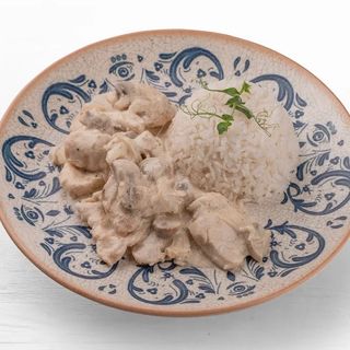 Фрикасе из курицы с рисом (300г)