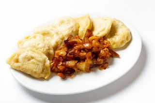 Вареники з капустою та цибулею (300г)