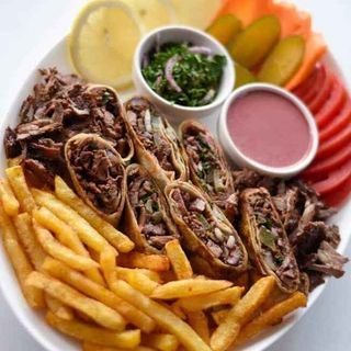 Arabic Beef Shawarma Plater
