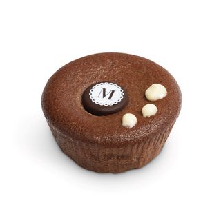 Soufflé cioccolato con cuore al cioccolato bianco