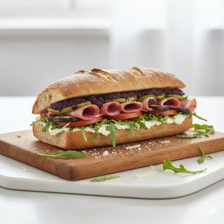 Pani cunzatu cu salami