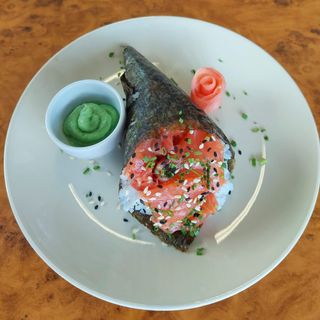 Temaki salmão