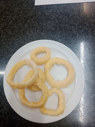 Arroz con cebolla ring( 6 unidads)