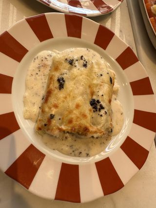 Canelones De Rustido Trufados