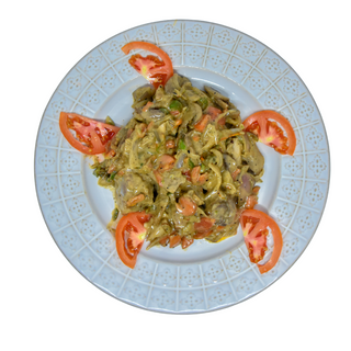 Poulet Sauté À La Crème + Frites