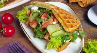 ვაფლის სენდვიჩი ორაგულით