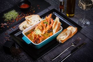 Tigaie picantă de creveţi 