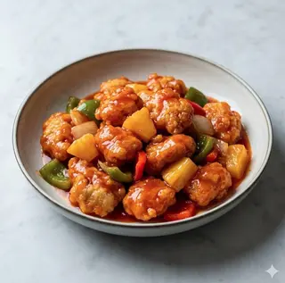 Pollo in salsa agrodolce