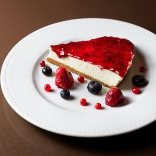 Cheesecake da Casa Frutos Vermelhos