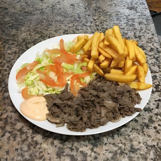 Assiette chawarma + frites