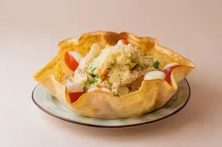 Салат "Цезарь с курицей"