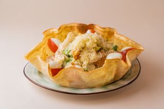 Салат "Цезарь с курицей"