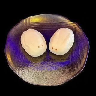 25e. Rabbit bao pane dolce con all'interno crema