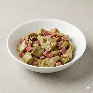 carxofa amb pernil