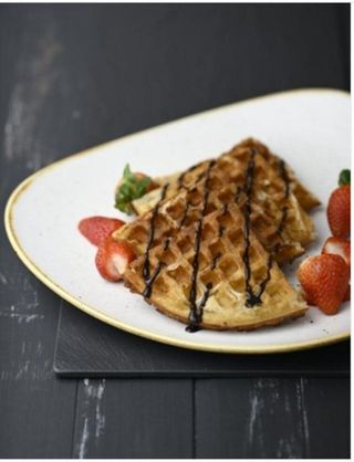 Chocolate Berry Waffle