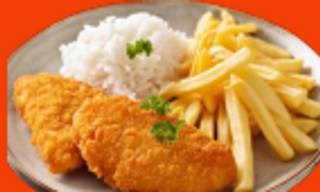 Plato Combinado De Filete De Pollo