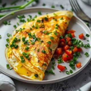 Omelette Garlic & Herbs