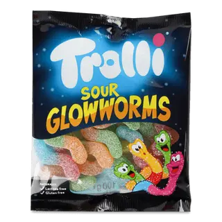 Мармелад жувальний Trolli Sour Glowworms (100г)