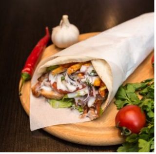 Shaorma de pui mare extras