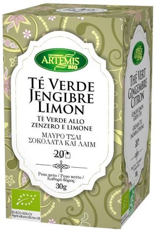 Te Verde Jengibre Y Limon Artemis 30Gr