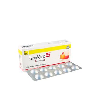 კარვედი-დენკი ტაბლეტი 25მგ #30