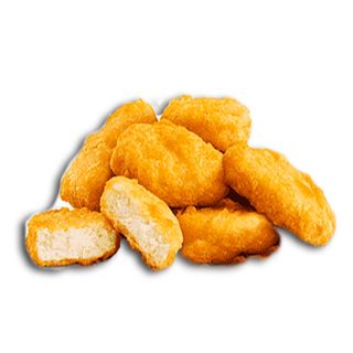 Nuggets Con Papas Fritas (Ración)
